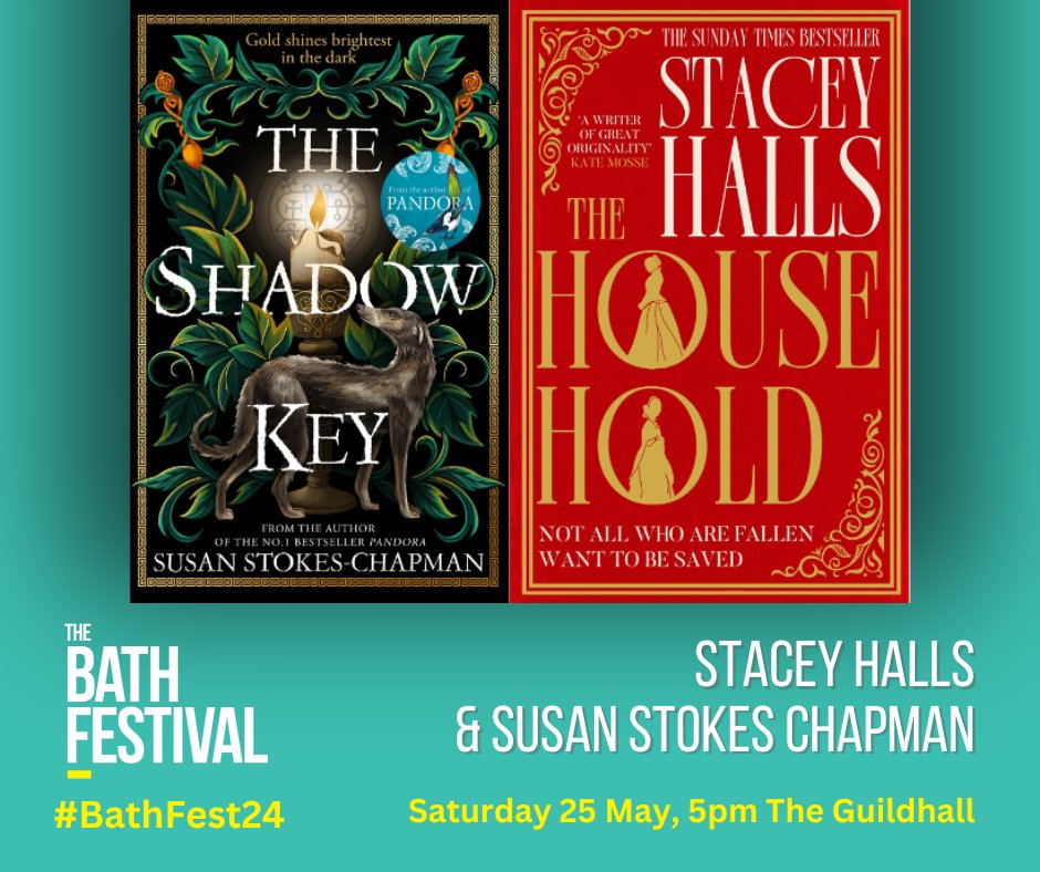 Welcome back... 
Two outstanding historical fiction writers, @stacey_halls and @SStokesChapman return to Bath for #BathFest24 to discuss their alluring, immersive new novels with writer in residence @CatRentzenbrink.⭐️ 
bathfestivals.org.uk/the-bath-festi… 
@bonnierbooks_uk @PenguinUKBooks