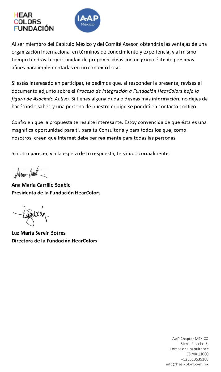 Ser consejero en distintos organismos internacionales y de sociedad civil, ha marcado mi vida. Nuestra firma @BWiseRBC, fue invitada por mi conducto, para formar parte del Consejo Asesor para MX de la @IAAPOrg, por nuestra experiencia jurídica en #DEI, #ESG y #BizHumanRights.