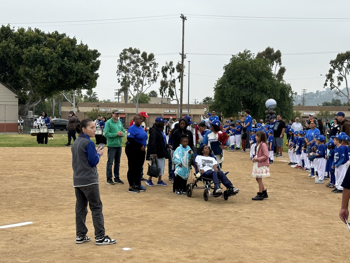 This weekend #TeamGomez was at Highland Park Rec Center celebrating the 2024 Baseball Opening Day Ceremony and honoring the life and legacy of Jackie Robinson. Thank you @HHPNC, @LACityParks and @DodgersFdn for putting on a great event. Let’s make this season one to remember! ⚾️