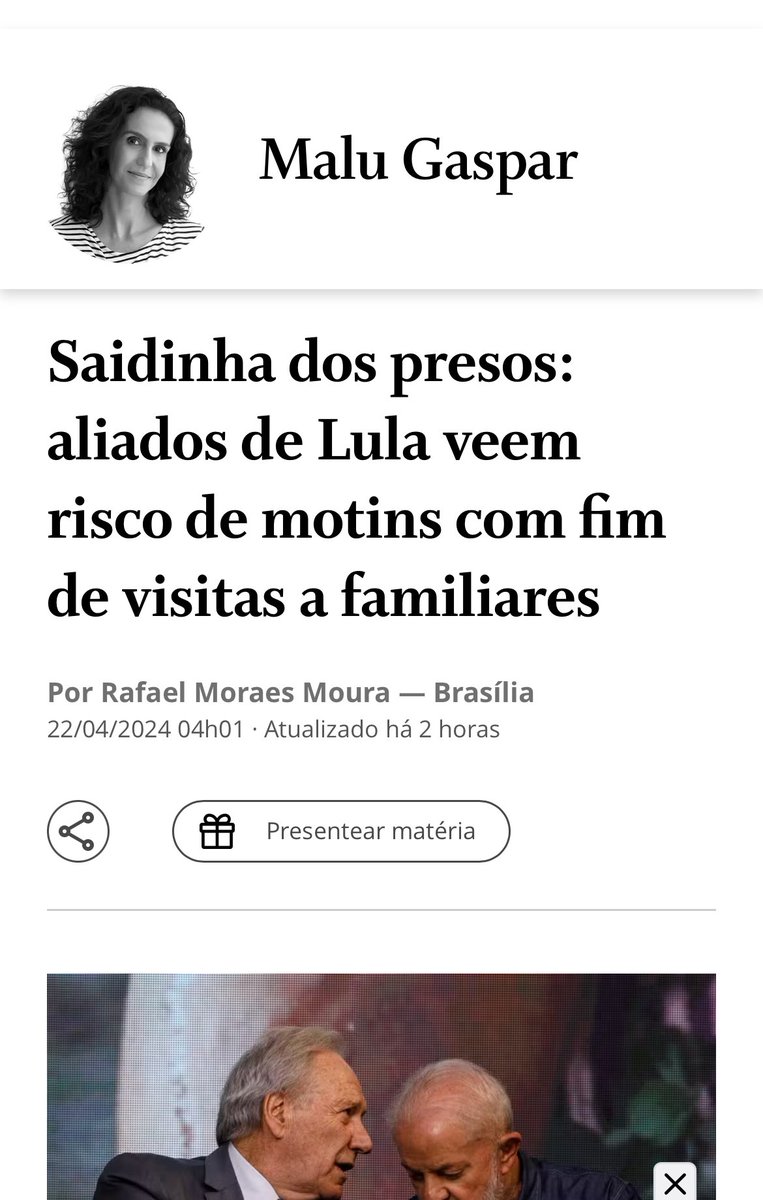 Para o Governo Lula, somos reféns de criminosos? O argumento não se sustenta. Os presos ainda precisarão de bom comportamento para obter benefícios de progressão de regime e saídas no semiaberto para atividades de saúde e educação.