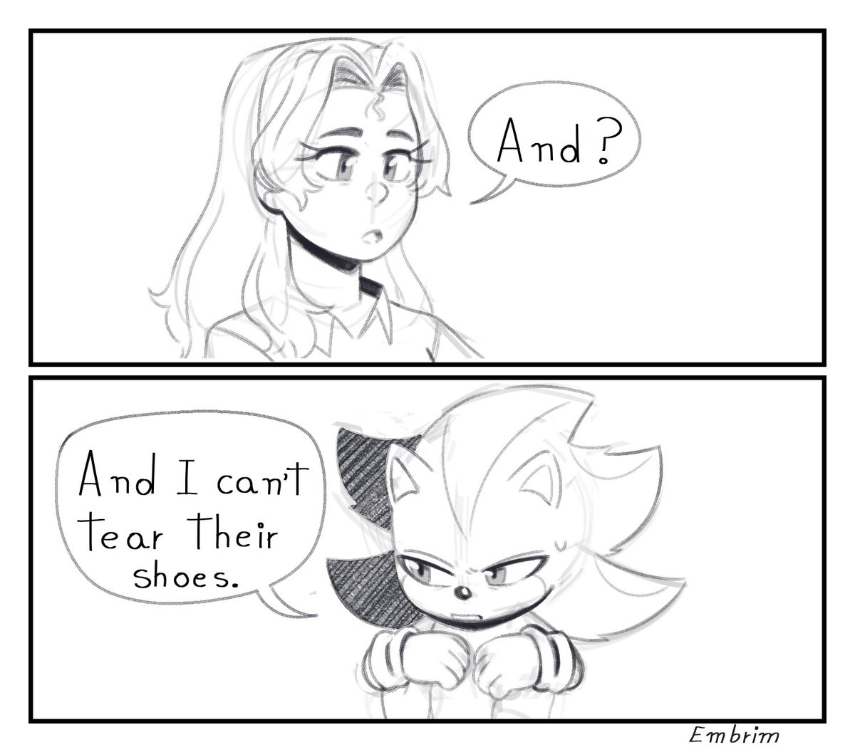 Embrim1's tweet photo. "What did you learn today?"

#SonicTheHedgehog https://t.co/ndu63lZuAB