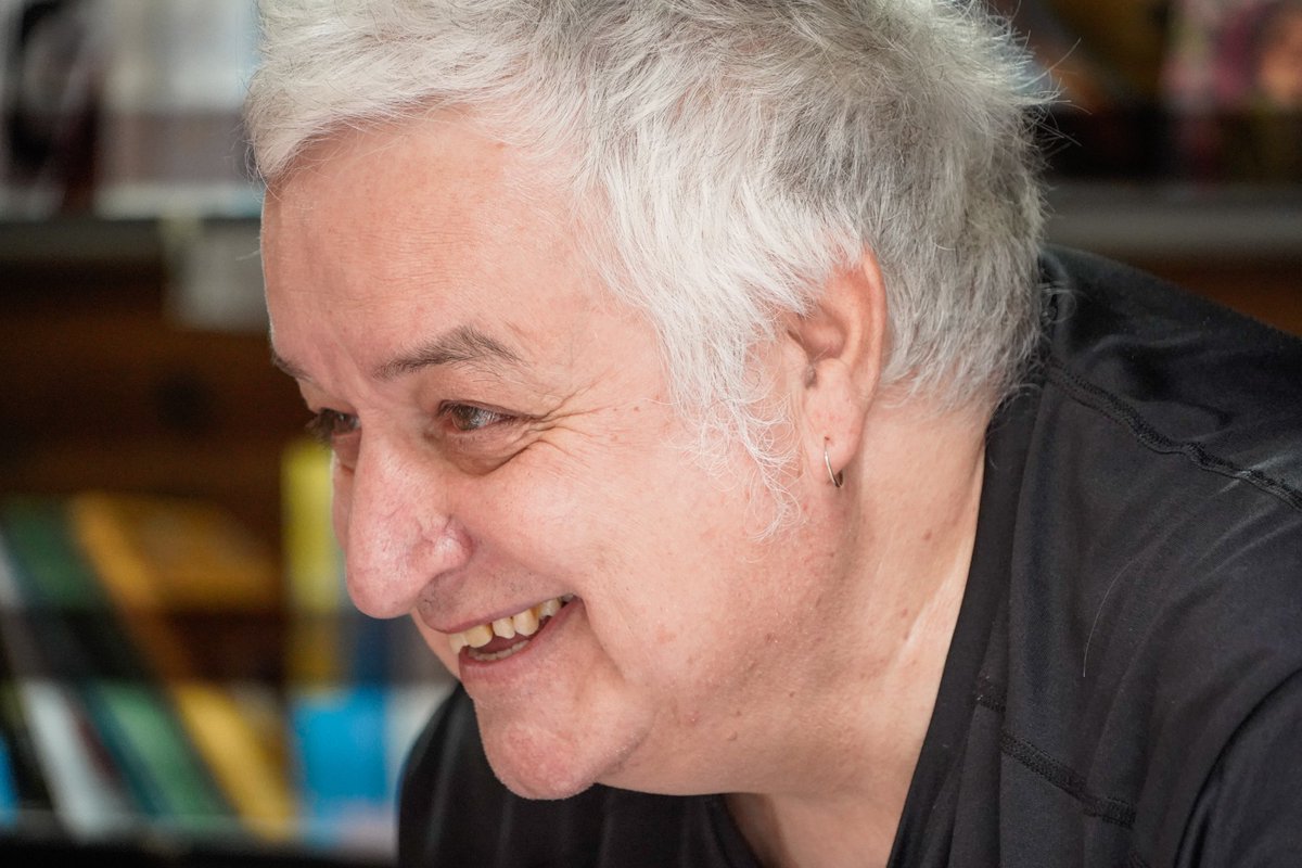 El narrador Blai Senabre nos hizo pasar un rato enorme con las historias de 'La cabra Serafina' y otras amigas de su especie.