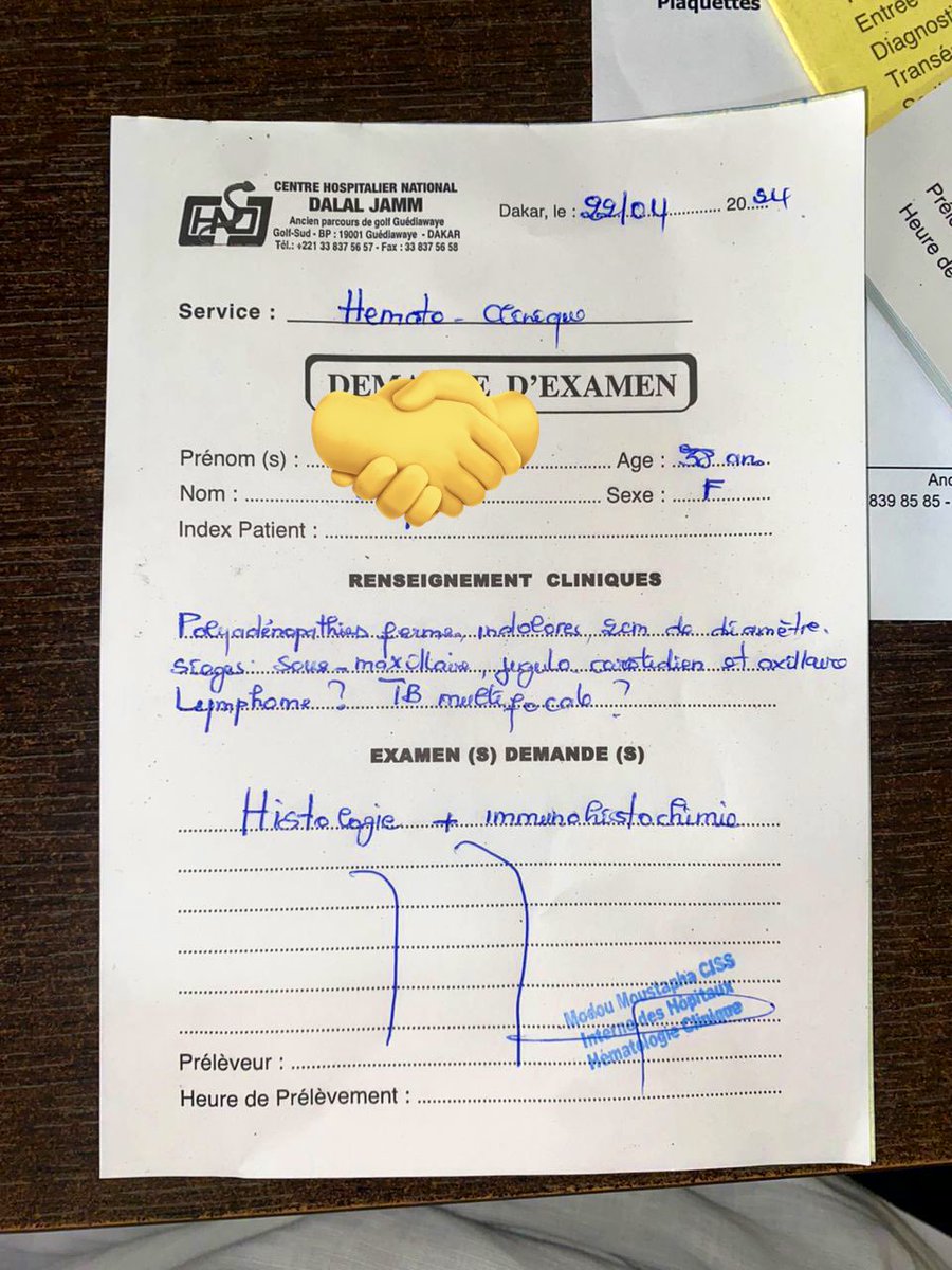 CABS97083659's tweet photo. 🚨🚨🚨🚨Bonsoir j’espère que vous allez bien ? 
Nous avons besoin de votre aide pour des examens complémentaires pour un patient démuni , lou way ame OM ou Wave 773097846 , c’est une urgence https://t.co/GrEJi3brbE