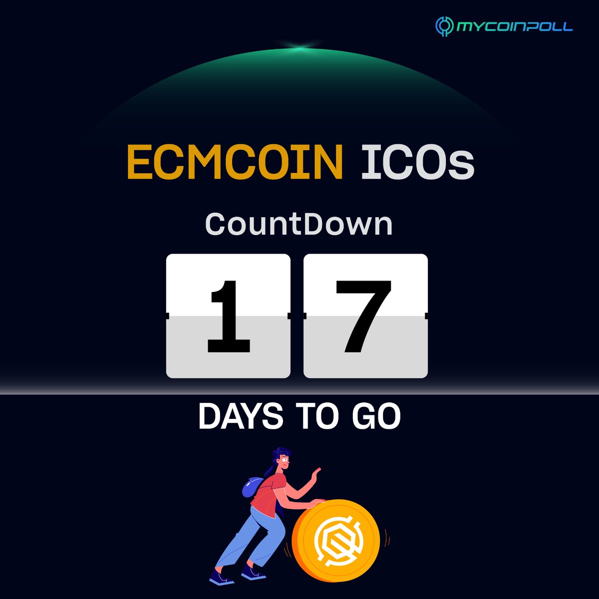 Dear valued members,

We would like to inform you that the public presale of the 💰 ECM Coin Initial Coin Offering (ICO) will commence in 🔜 17 days. We encourage you to take advantage of this opportunity to purchase ECM Coin at a discounted price by visiting our website. This