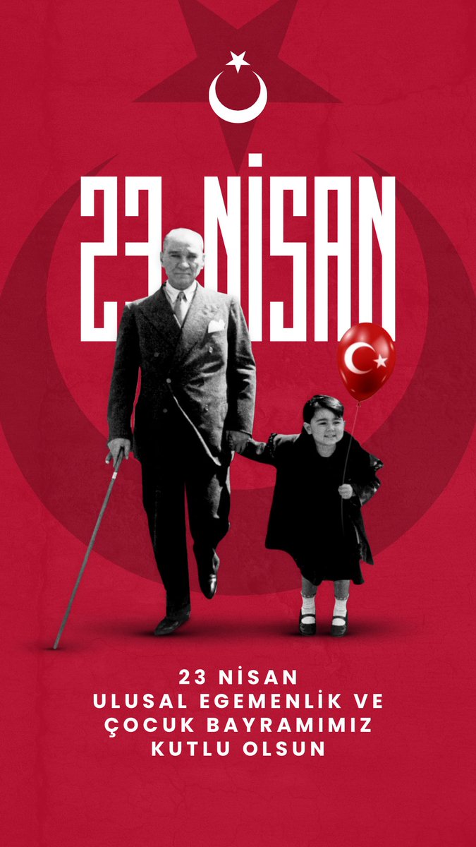 Türkiye Büyük Millet Meclisi’mizin 104. kuruluş yıl dönümünü ve Gazi Mustafa Kemal Atatürk’ün tüm çocuklarımıza armağan ettiği #23Nisan Ulusal Egemenlik ve Çocuk Bayramını en içten duygularımla kutlarım.