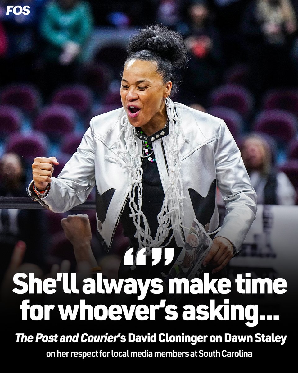 Dawn Staley has been providing access to local media, even on the biggest stage. And media members say she's been doing it for her entire career. @mgfleming12's story » gofos.co/49IVexT