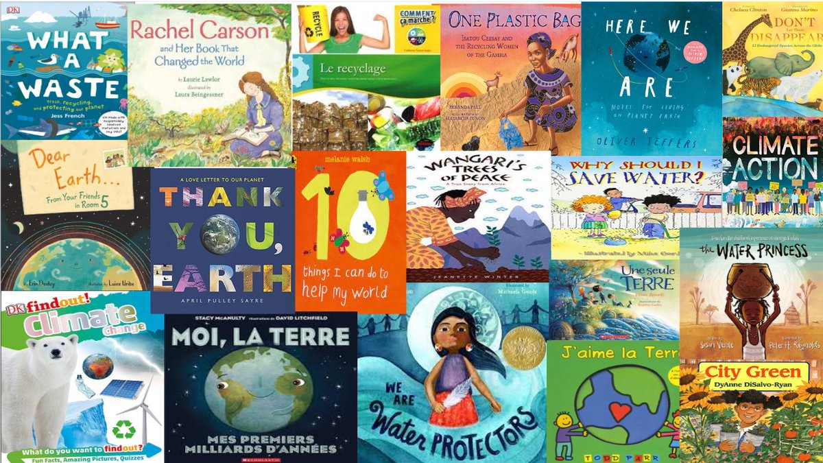 Earth Day 2024!! Check out these books! #earthday2024 #everydayisearthday #lovetheplanet #lovebooks #readrecyclerepeat #elementaryschoollibraries #ocdsblibraries