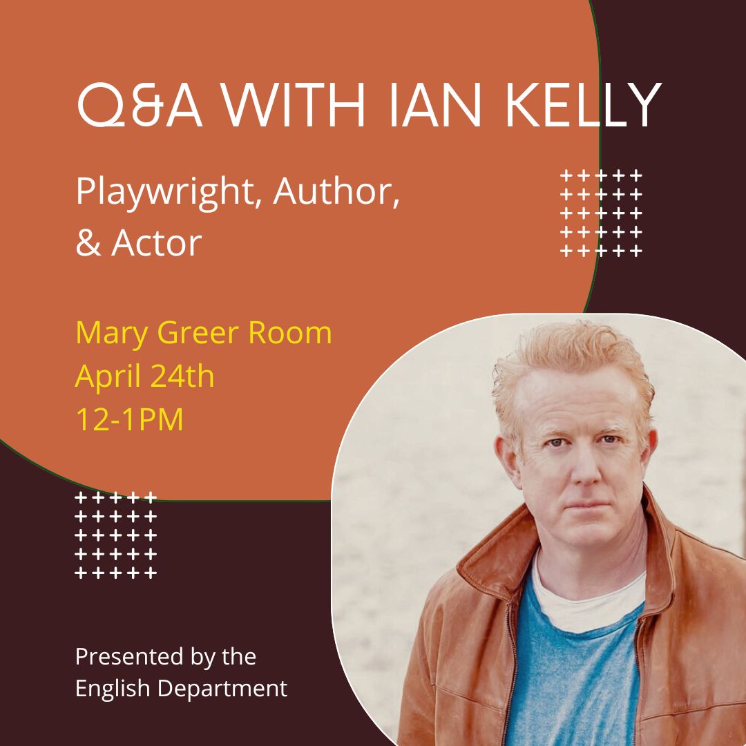 On Wednesday from 12PM-1PM, writer and actor Ian Kelly will join students and faculty for a Q&A session on the life of a professional writer in the world of theater and film! (Also learn what is was like playing Hermione Granger's dad in the HP movies!) english.utk.edu/2024/04/05/mee…