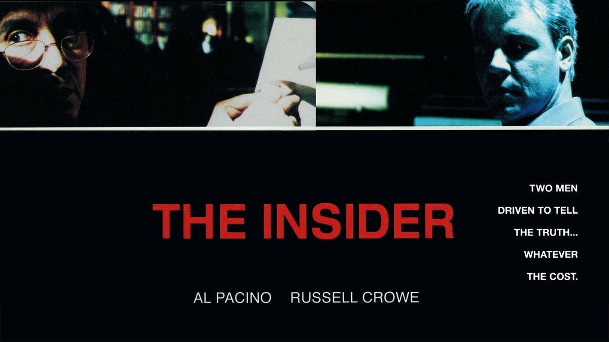 New for our Patreon subscribers at the 'Exclusive Content' level: our 1999 series continues on the feed with @patrickbromley and Rob podcasting on one of their favorites of the year, Michael Mann's THE INSIDER: patreon.com/posts/ftm-patr…