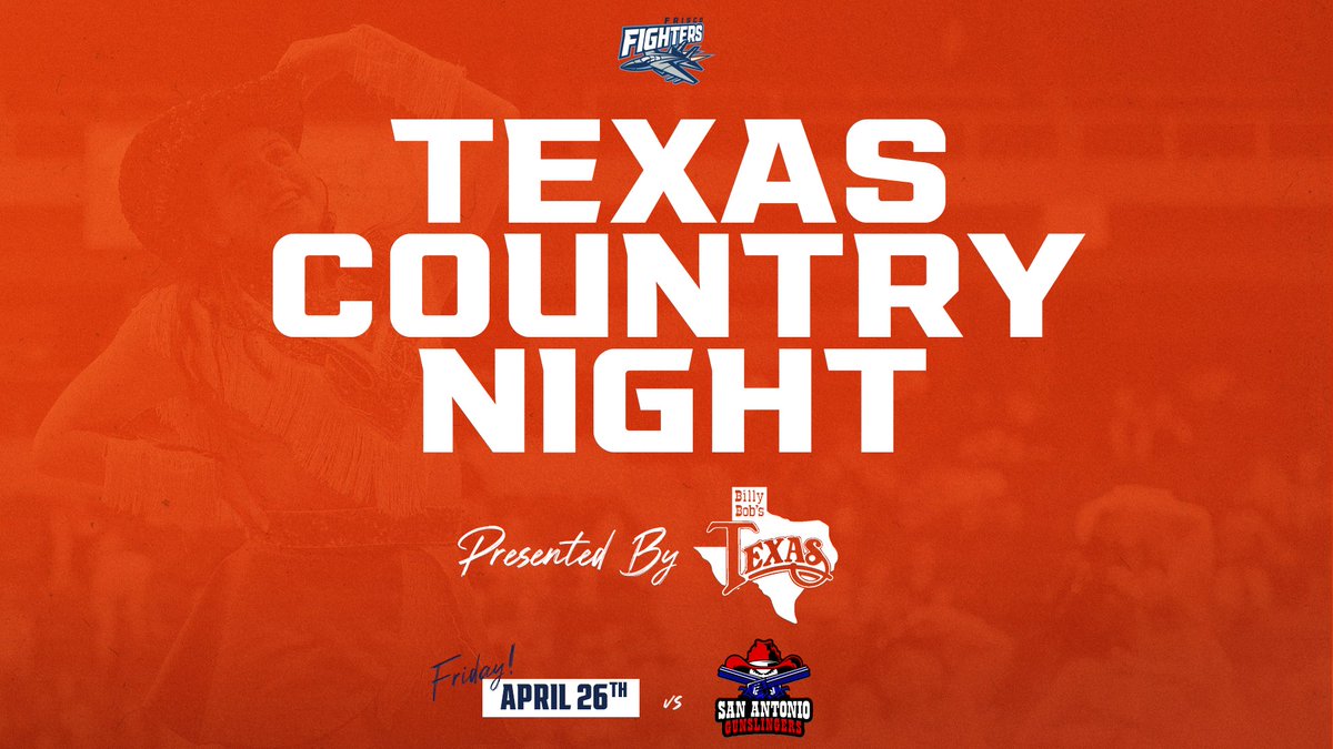 It's a Texas Showdown 🤠 Join us Friday, April 26 for Texas Country Night presented by @BillyBobsTexas! Arrive early to receive a Frisco Fighters and Billy Bob's Foam Cowboy hat (while supplies last)! 🎟's are available NOW at the link in our bio!