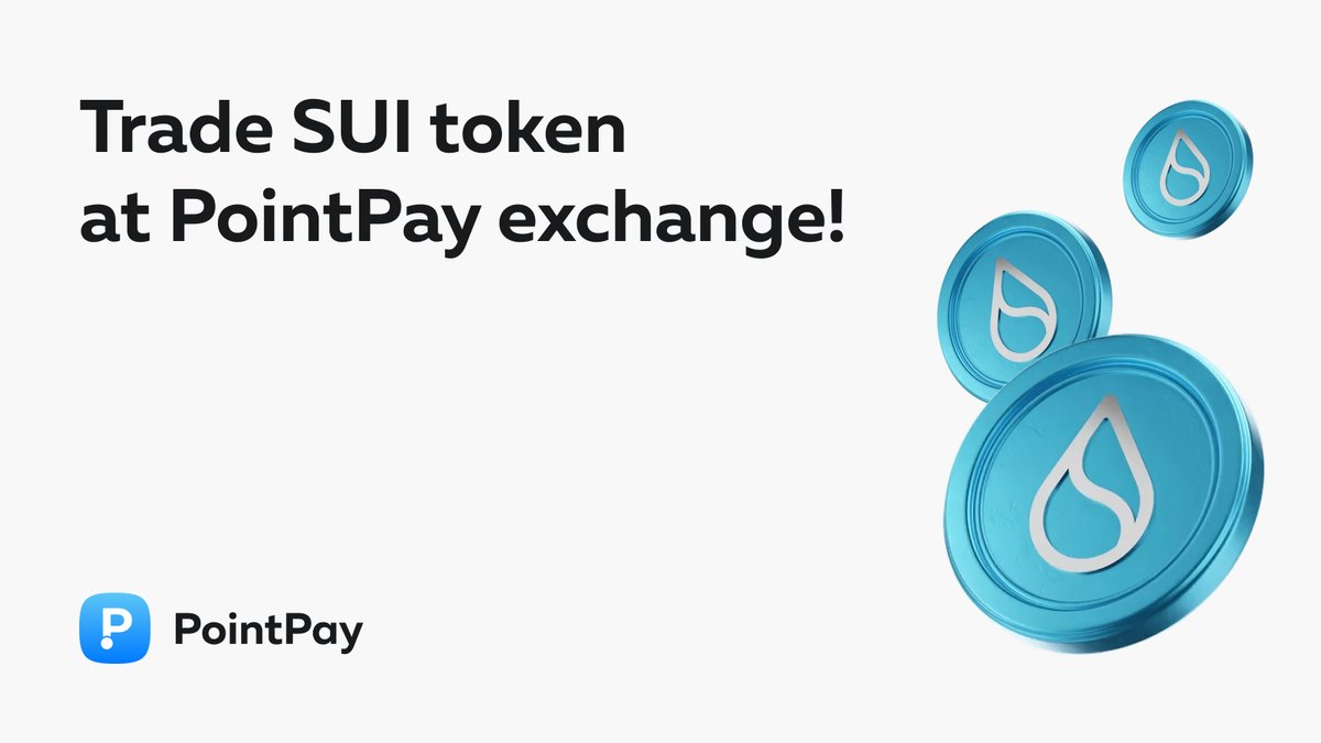 New listing alert!🚨 #SUI is now available to trade on PointPay!

Trade now: exchange.pointpay.io/trade-classic/…

#Listing #Crypto #NewListing #Trading @SuiNetwork