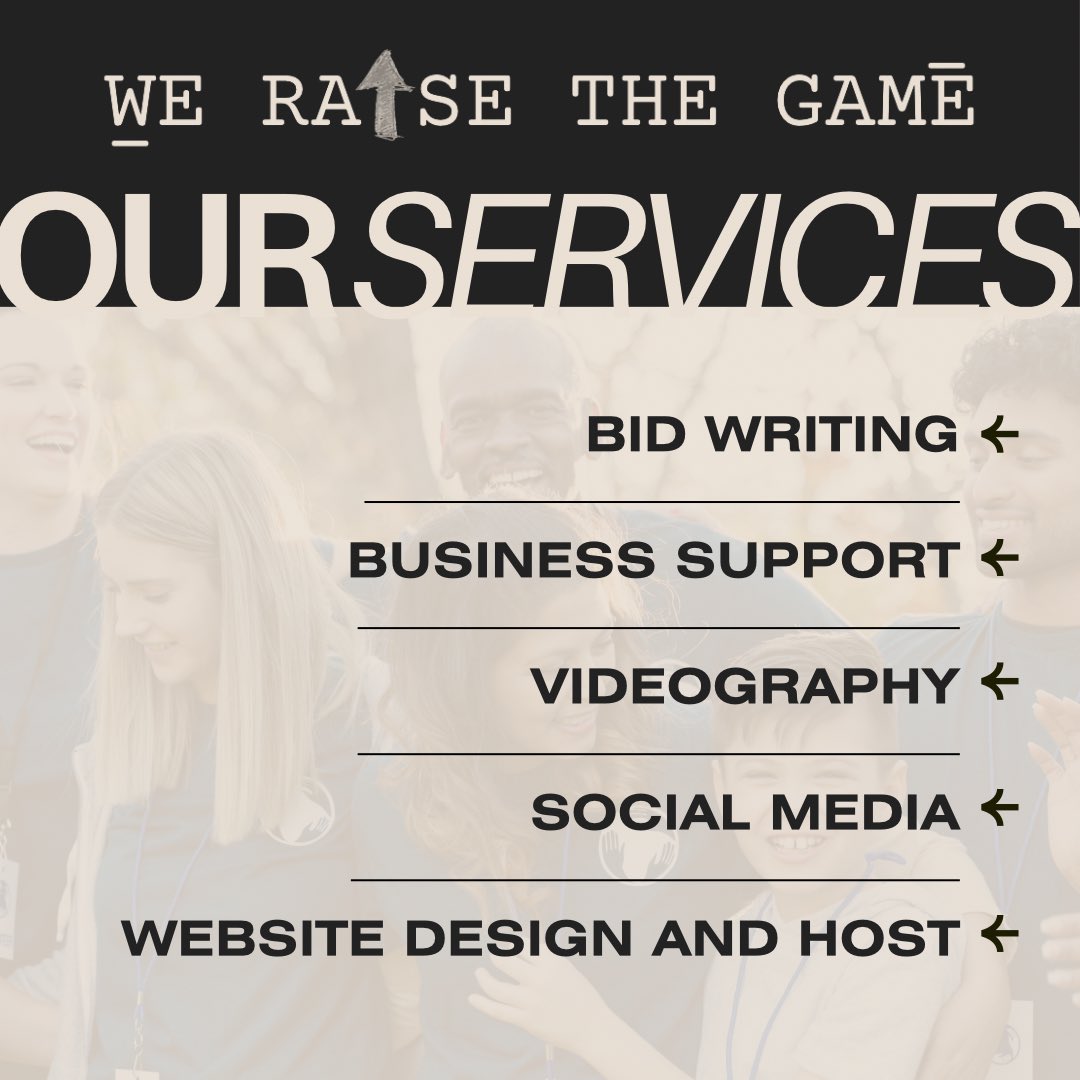 Just a few of our services … We are dedicated to helping sports organisations, CIC’s and clubs achieve their maximum potential. If we can help in anyway, or to discuss what we can do to help you, please contact us weraisethegame@gmail.com #weraisethegame