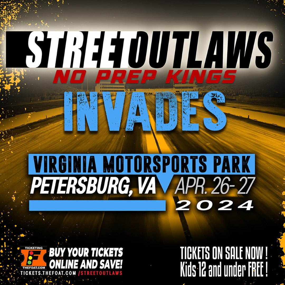 THIS WEEKEND! The stars and cars of Street Outlaws Live returns to @RaceVMP for the second Street Outlaws: No Prep Kings event on the 2024 calendar. Pre-Purchase Tickets Now: Tickets.TheFOAT.com/StreetOutlaws