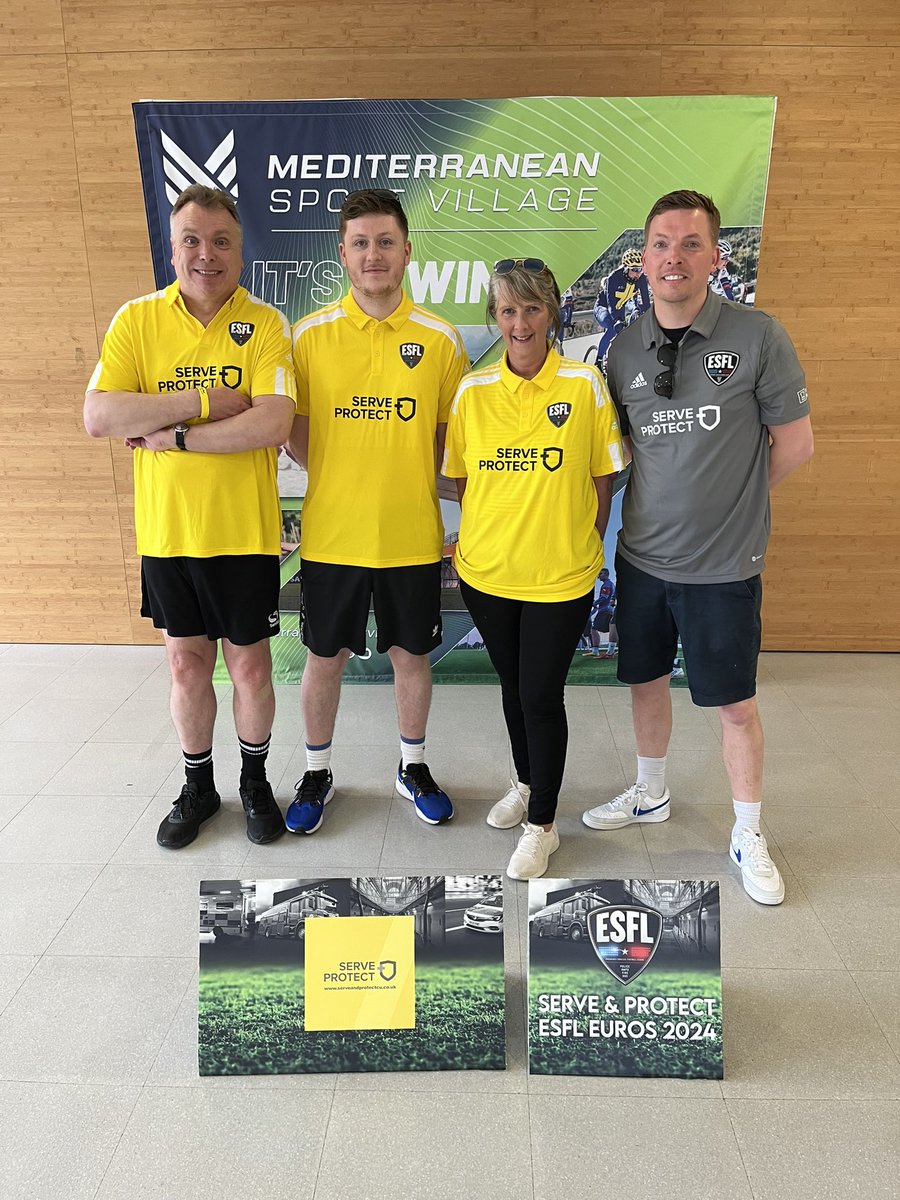 We kicked off the <a href="/ESFL20/">Emergency Services Football League</a> 2024 Euros this morning.

The <a href="/serveandprotect/">Serve & Protect</a> team are all set and ready for another great week👏