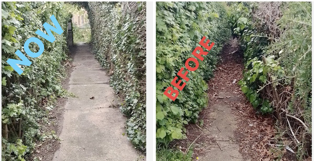 #ReportedSorted 

The footpath which runs from London Road alongside High House in Purfleet-on-Thames has been cleaned & cleared. 

#CllrQaisarAbbas #MakingThingsBetter