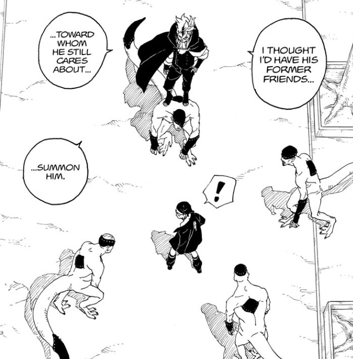 anim3up's tweet photo. Meanwhile here’s Pinky’s ACTUAL offspring: 

1. Can’t take out Fodder Ninja grimes 

2. Knocked knees around Boruto-kun; damsel &amp; ship bait 

3. Almost blew their cover until Sumire saved them …. Again! 

4. Horrible outfit. Is she tryna seduce Shikamaru or?.. (Pedo Mangaka) https://t.co/KgHW1HEwaA