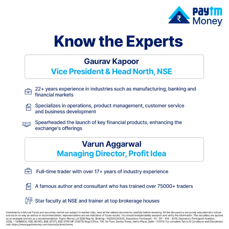 PaytmMoney's tweet photo. Join our live event with Gaurav Kapoor, Vice President &amp; Head North, NSE &amp; @anaadiprofessor, Managing Director, @profitidea as they unveil strategies and insights to capitalize on the potential of #NiftyNext50.

📆- 23rd April, Tomorrow
⏰- 5 PM

#LearnwithPaytmMoney #PaytmMoney