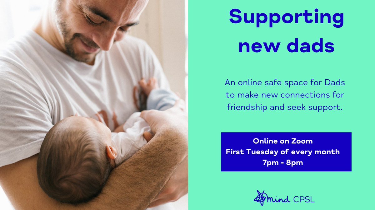 Are you a new dad looking to build friendships and get support? Join our online peer support groups for dads with children up to the age of 2 years who live across Peterborough and Cambridgeshire. For more information, visit ow.ly/n0Cz50R8lbp
