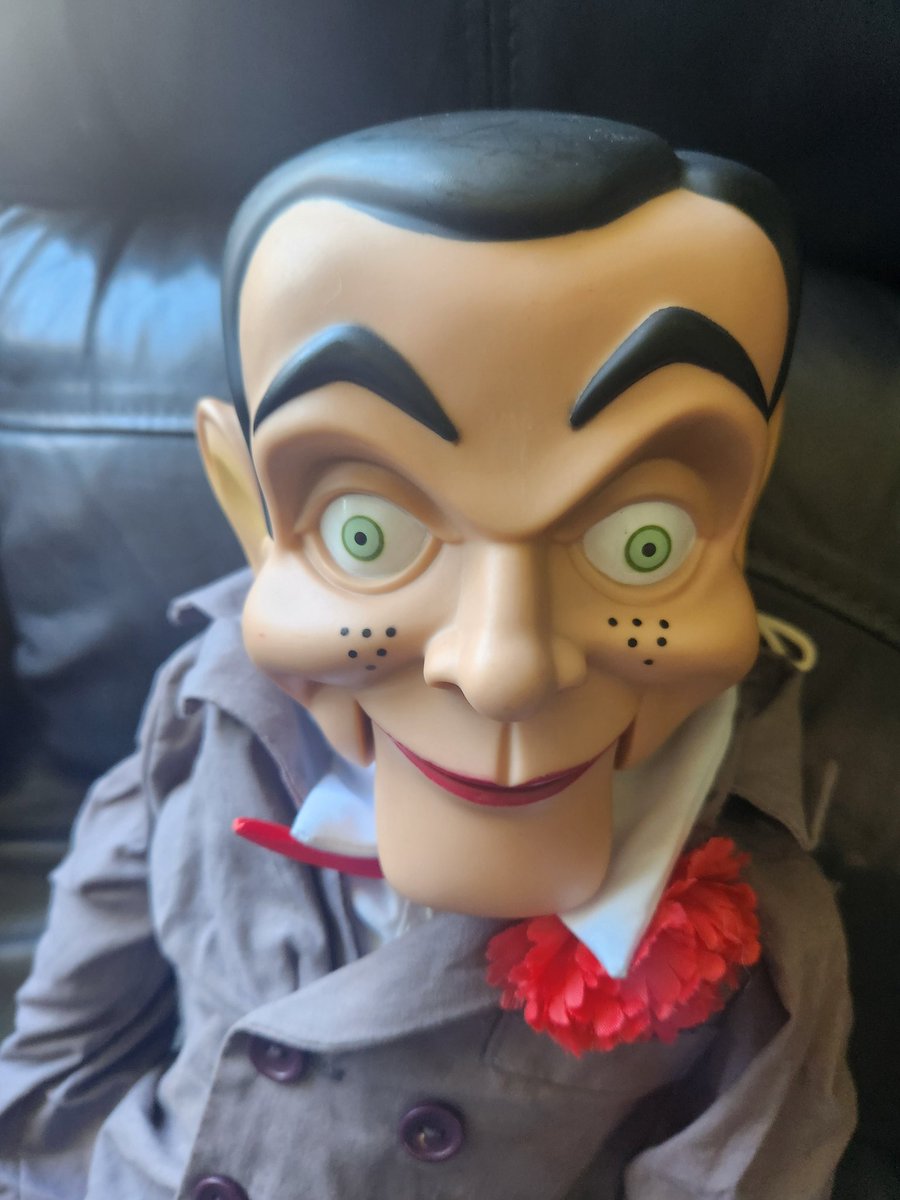 Slappy Dummy, Ventriloquist Doll “Star of Goosebumps” available now!!

#ebay #slappy #ventriloquist #horror #Goosebumps #doll #Dummy #goosebumpsseries #creepy #Oddities #prop #replica #availablenow