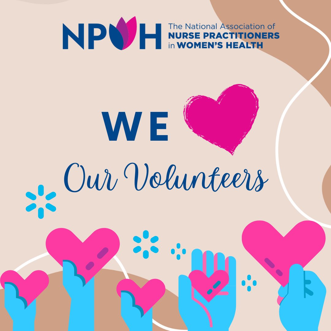 It's #NationalVolunteerWeek! NPWH extends our deepest gratitude to all who volunteer for our organization. Your commitment has been invaluable in supporting our educational programs, advocacy work in women’s health, and the NPWH community. 💜