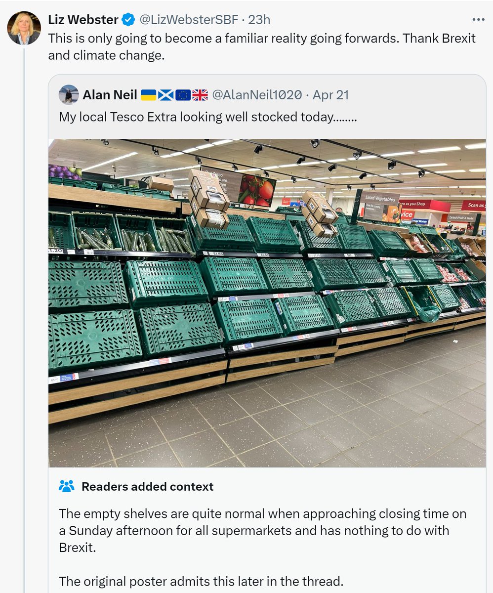 I voted Remain, but nothing makes me wish I'd voted Leave more than Remainers posting photos of empty supermarket shelves at 4:55pm on a Sunday crying 'Breeeexit!'