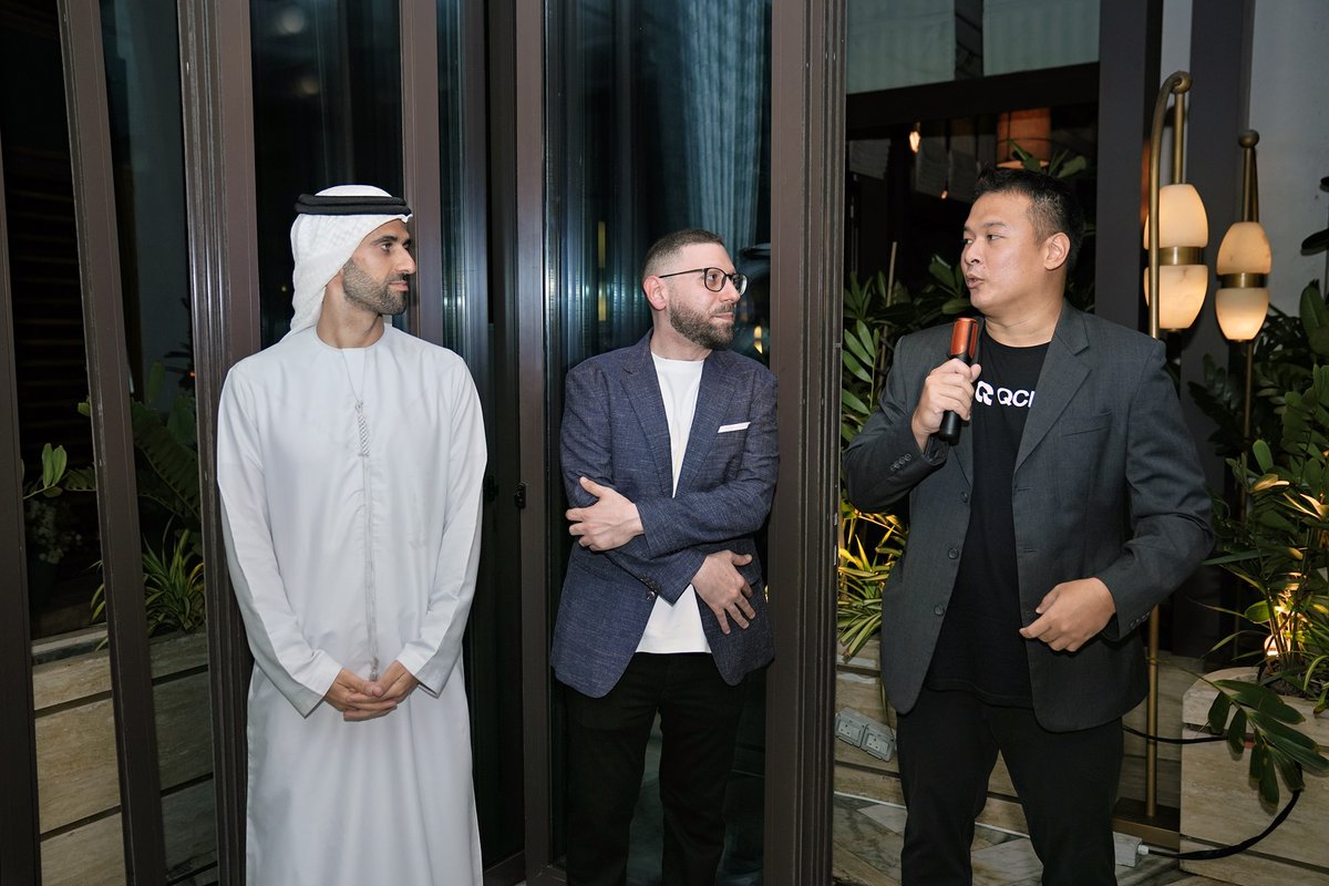 1/ Last week, on the back of our announcement with @further, we also held an intimate networking event in Dubai to celebrate our collaboration. Our friends at @EVG_Ventures from Hong Kong also joined us to share their insights.