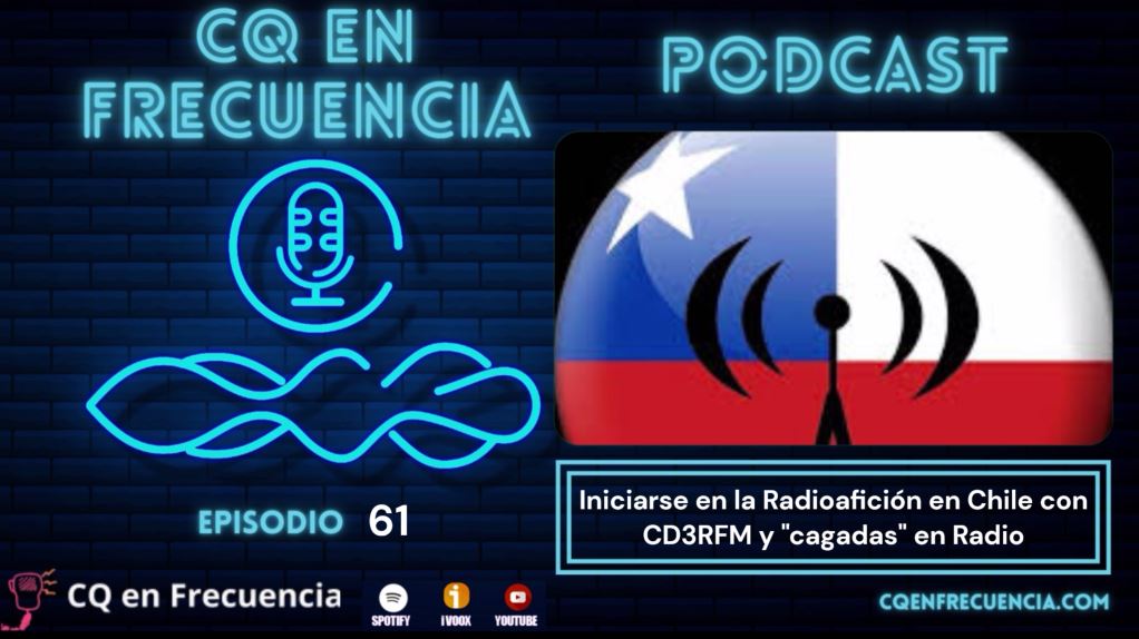 Mañana #martes, en el #podcast, viajamos hasta #Chile... Además de muchas otras cosas. ¿Os apuntáis?

A partir de las 5.00UTC en todas las plataformas y en la web.

#Radioaficionados #HamRadio #AmateurRadio #Radioaficion