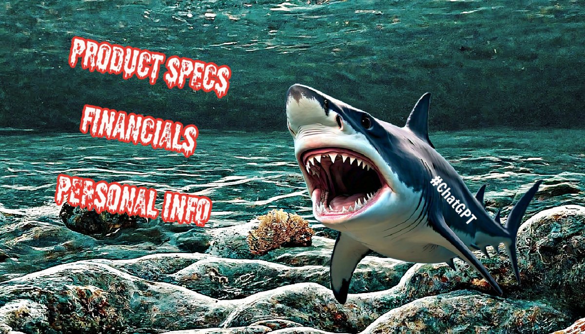 PodnarWriting's tweet photo. Be careful what you feed the #prompts for #ChatGPT &amp; other #GenerativeAI tools. They're hungry for data, &amp; what you enter can come back to bite you. If you don't want grandma or your boss to know, don't put it in a prompt. #socialmedia #contentmarketing 

https://t.co/dDxZFUfOXk https://t.co/7ngHQ3J0em
