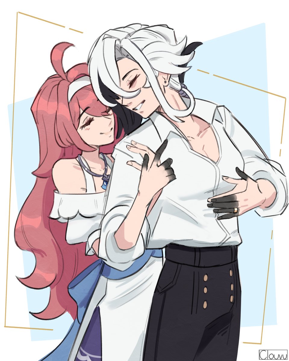 clouvu's tweet image. Mother and Father 🫶
#arlecchino #clervie #arlevie