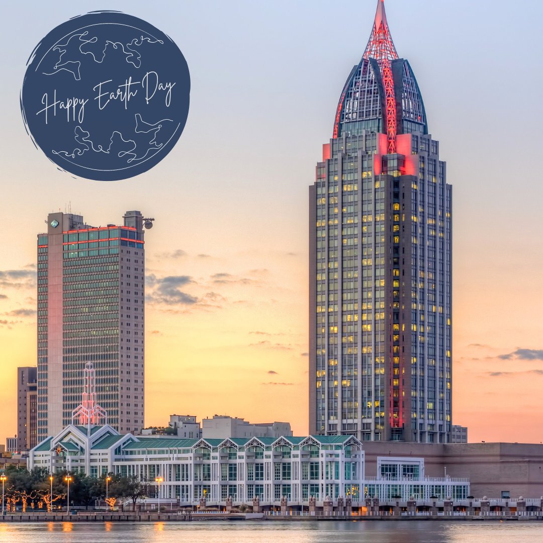 MobileConvCtr's tweet photo. Happy Earth Day! 🌎 

Let's keep working together for a greener tomorrow! ✨ 💚 

#MobileConventionCenter #ASMGlobal #MobileAL #GulfCoast #Sustainability #EarthDay https://t.co/tmRg7eDPQw