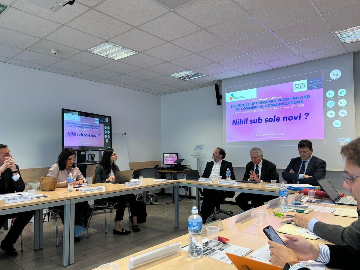 guidoscorza's tweet photo. Ho avuto il piacere di parlarne oggi al Seminario “The future of consumer profiling and of commercial communications” @SouthEUGoogle all’@UnivRoma3
#cosedagarante

@googleitalia @antitrust_it @staziand @gracacantomoniz @IstitutoPrivacy @lucabolognini https://t.co/AgD1gdJqZ4