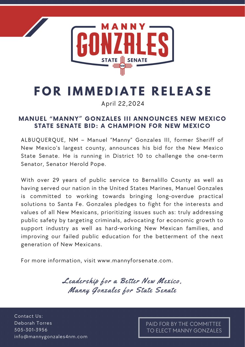 Sheriff Manuel Gonzales III tweet media