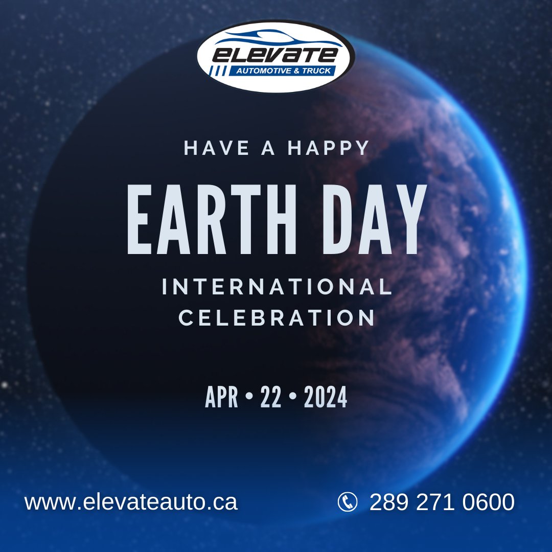 🌍🚗 Happy Earth Day from Elevate! 🌱 We're committed to eco-friendly car care for a healthier planet. Let's drive greener together! elevateauto.ca #EarthDay #EcoFriendlyAutoCare