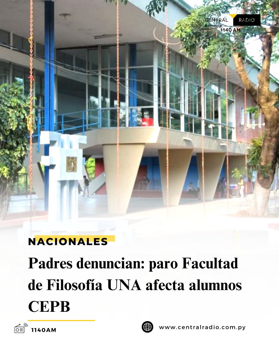 centralradiopy's tweet photo. #Nacionales 🔴 |Padres del CEPB claman por solución: "¡Queremos clases presenciales!"

#1140AM📻 https://t.co/O4qIR2X9Mv