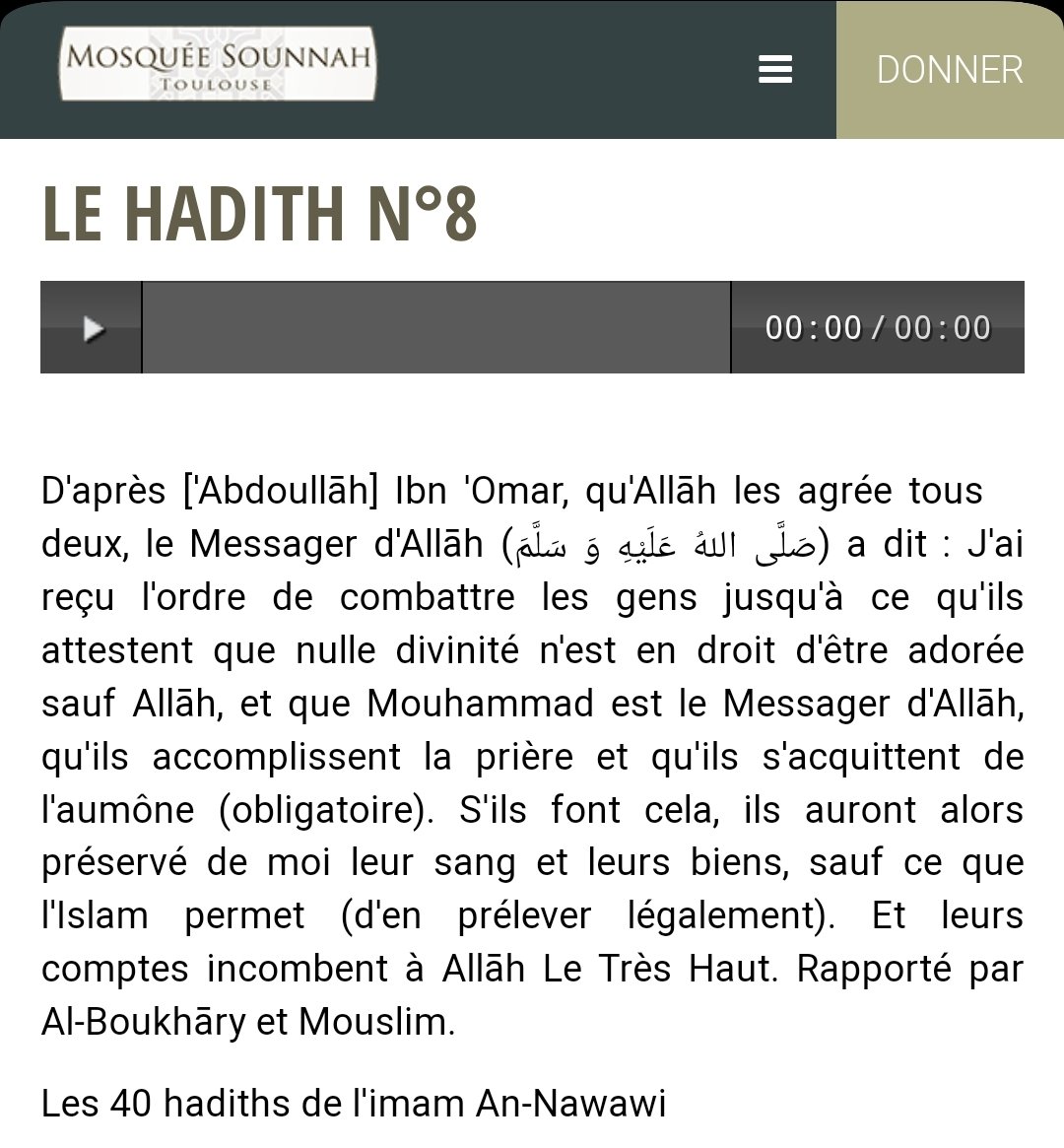 Romualddu13's tweet photo. @le_Parisien Je le twitterai sans relâche.
Le recteur en question faisait de la publicité pour un concours de récitation des 40 hadiths d'Al Nawawi; le n°8 est un appel au jihad armé, le n°14 à exécuter les apostats.
Avec la bienveillance de la macronie quelques mois plus tard. https://t.co/LINe1fbJi6