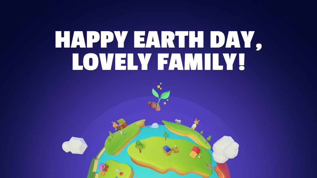 Happy Earth Day, My Lovely Family! 🌎

Today, on April 22, we celebrate this special occasion, a time to reflect on the beauty of our planet 🌷🌸🌊

Together, with your support and our game My Lovely Planet, we have already planted 100,000 trees in Madagascar, Kenya and France!!…