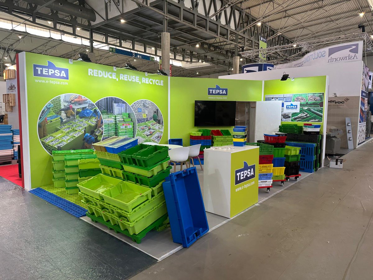 TepsaGPF's tweet photo. We are ready for @SeafoodExpo_GL  starting tomorrow and running until April 27 in Barcelona, Spain.

See you at stand 3PP705! 😊 https://t.co/lA8GCRquoV