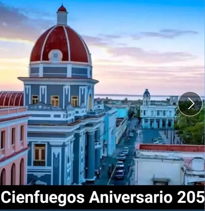 #CienfuegosEncanta en su 205 Aniversario, mi bella perla del sur, la linda ciudad del mar. Felicidades para todos los cienfuegueros