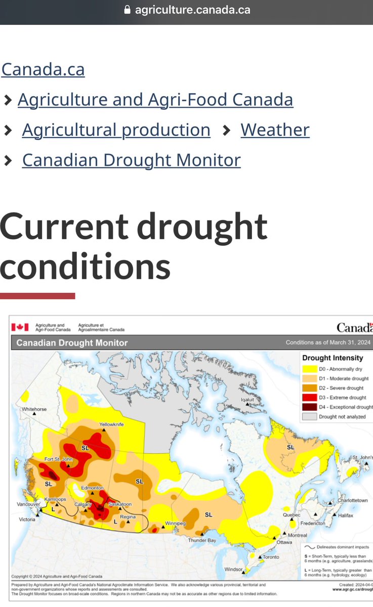 @chimpo_j Agreed, see the two separate, but nearly equally, in SEVERE DROUGHT!
agriculture.canada.ca/en/agricultura…
Wake up, Alberta! They’re hoping we don’t notice the oil sands business plan is to drain the Athabasca! #abpoli #stage5 #drought #JustStopAndCleanUpOil