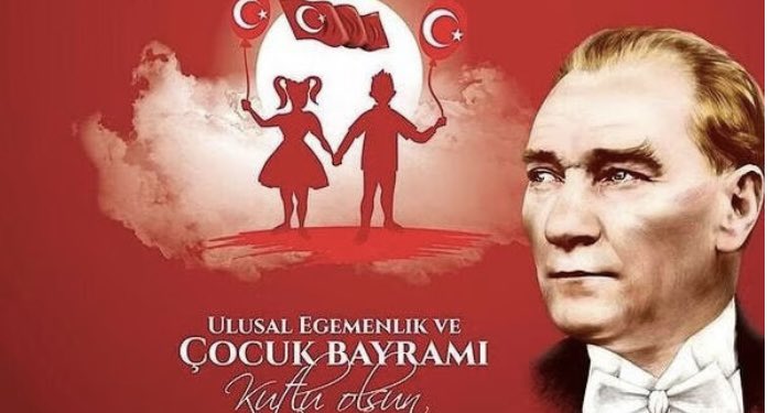 Mustafa Kemal Atatürk’ün başta ülkemiz olmak üzere tüm dünya çocuklarına armağan ettiği, dünyadaki ilk ve tek çocuk bayramı olma özelliği taşıyan 23 Nisan Ulusal Egemenlik ve Çocuk Bayramı kutlu olsun 🇹🇷🇹🇷🇹🇷 #23NisanKutluOlsun #23NisanUlusalEgemenlikveÇocukBayramı
