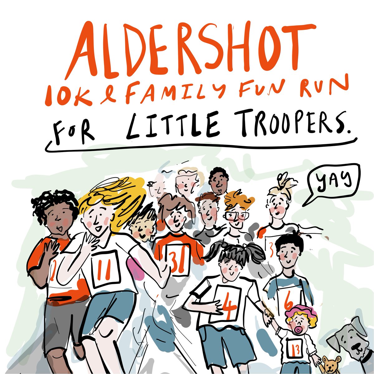 If you live near Aldershot, come and see us on Sunday 28th April for a fun morning celebrating the Month of the Military Child! As well as a 10K race in aid of Little Troopers, families are invited to come down to take part in our family fun run. ow.ly/sfey50QWVVE