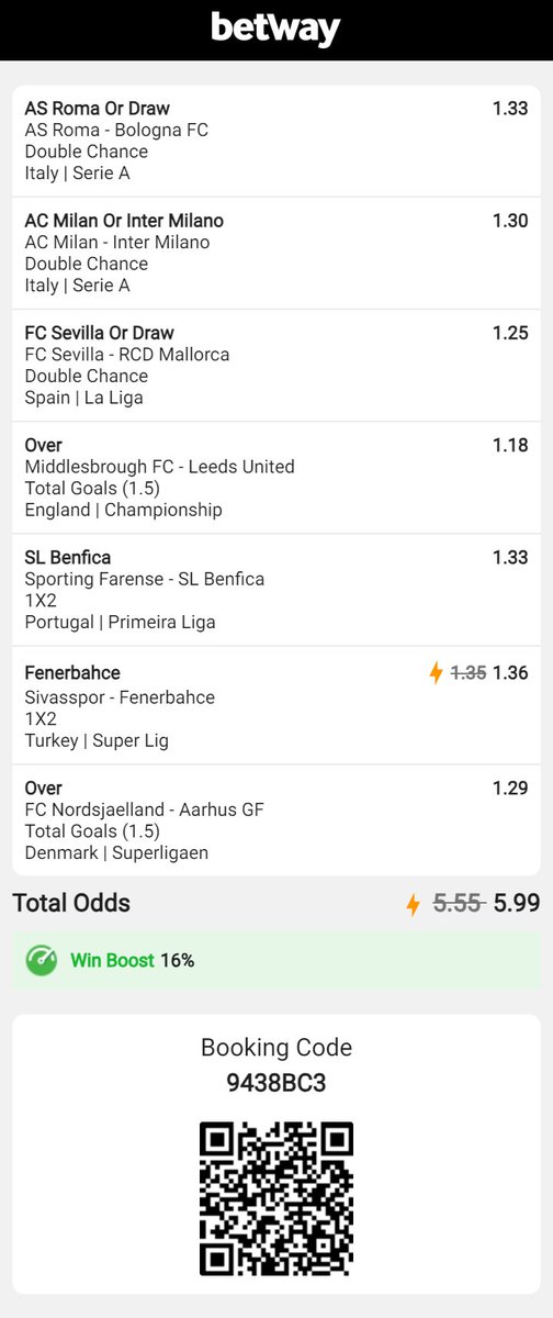 betway_gh's tweet photo. Trending games for today π₯
β½ Total Odds: 5+
π Booking Code: 9438BC3 π π π π
#sharethecode
Bet here ππ https://t.co/zOUE7rboQc https://t.co/DJ4jNSa8Zs
