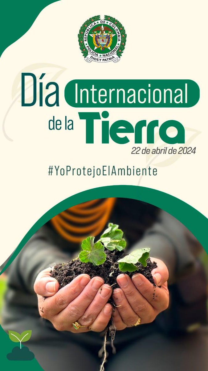 #YoProtejoElAmbiente | En este #DiaDeLaTierra reafirmamos nuestro compromiso Ambiental y te invitamos a cuidar del medio ambiente. #DiosYPatria