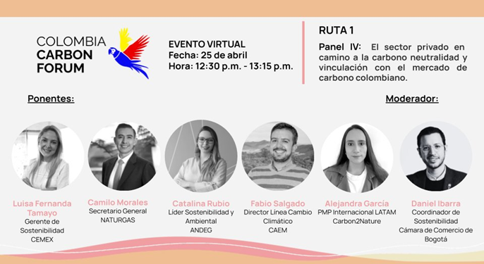 Andeg_Col's tweet photo. #DebesSaber | Nuestra directora ambiental y de sostenibilidad @CataRubioM, participará en el #ColombiaCarbonForum en el panel "El sector privado en camino a la carbono neutralidad y vinculación con el mercado de carbono colombiano"🇨🇴
🗓️25/04 - 12:30 p.m.
➡️https://t.co/faOmdCHa93 https://t.co/1JfvkGAfyR