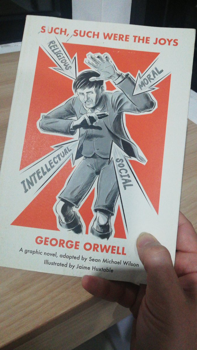 Corrado Nai (@jan_corro) on Twitter photo What a joy to read this short graphic novel by <a href="/SeanMichaelWord/">Sean Michael Wilson</a>
I've loved Orwell since I read 1984 and some of his essays.
Recently I got into biographic #comics.
So when I saw this on the book shelves it was a no-brainer that I should go for it. What a joy to read this short graphic novel by <a href="/SeanMichaelWord/">Sean Michael Wilson</a>
I've loved Orwell since I read 1984 and some of his essays.
Recently I got into biographic #comics.
So when I saw this on the book shelves it was a no-brainer that I should go for it.
