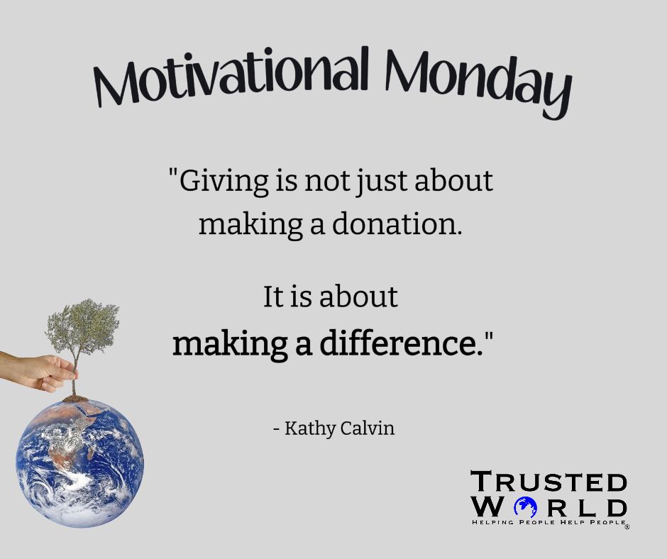 We all have the power to make a difference in the lives of those around us. How will you change the world today?
#MakeADifference #CommunityImpact #HelpingPeopleHelpPeople