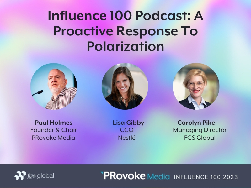 Influence 100 Podcast: A Proactive Response To Polarization provokemedia.com/sponsored/arti…