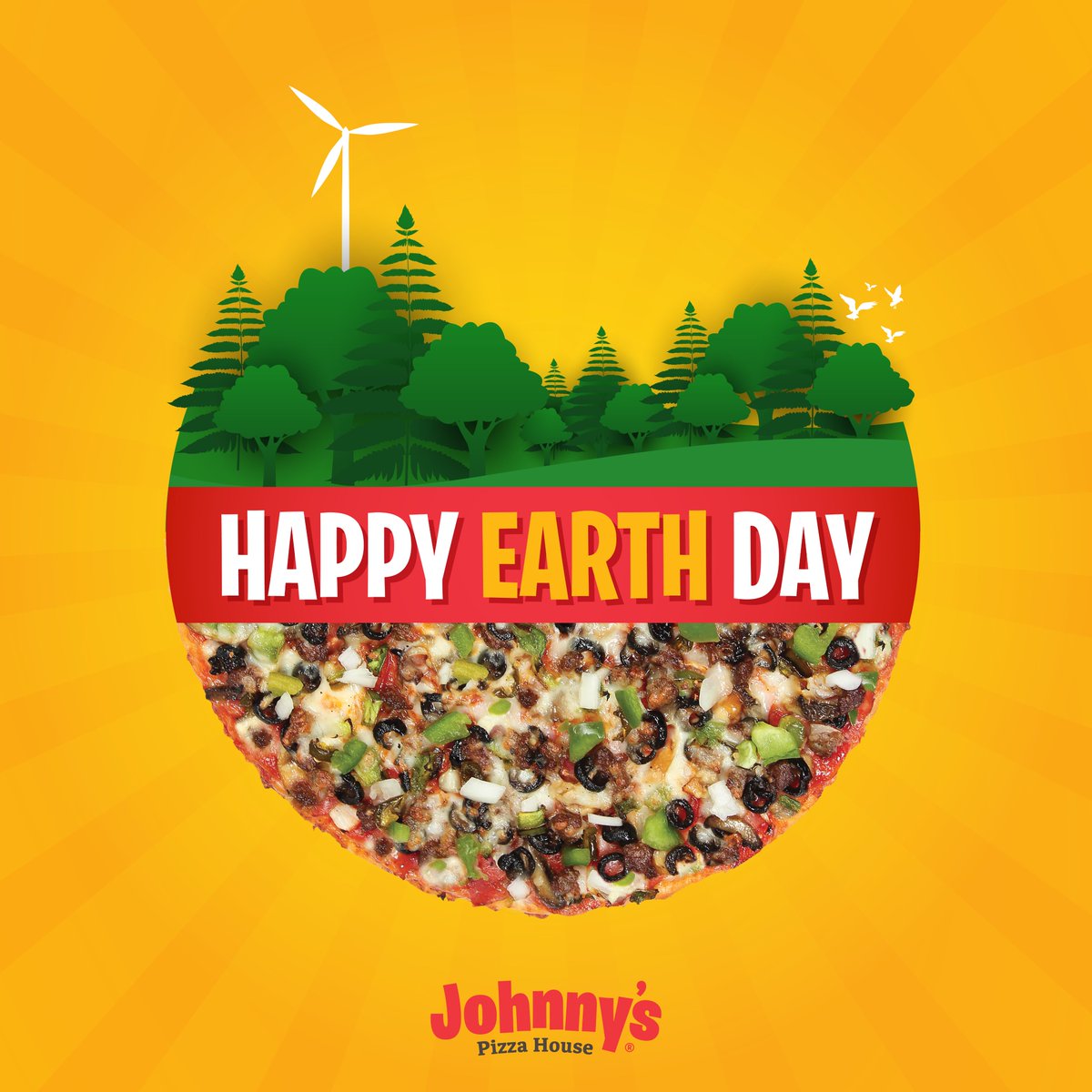 Celebrate #EarthDay with all things round: pizza, cheese sticks, peach puddin pie, cinnamon sticks.... Get your celebration started at johnnysph.com!
#johnnysph #johnnyspizzahouse #pizza #restaurant #employeeowned #esop #localfavorite
