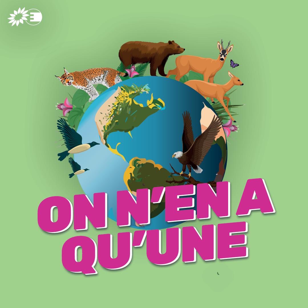 🌍C’est la #journeedelaterre et + que jamais, il est temps d’agir❗️
Chez les Écologistes, nous nous engageons:
👉À protéger la nature 
👉À œuvrer vraiment pour la transition écologique 
👉 À préserver les droits des personnes les + précaires
✅Rejoignez-nous pour protéger la🌍