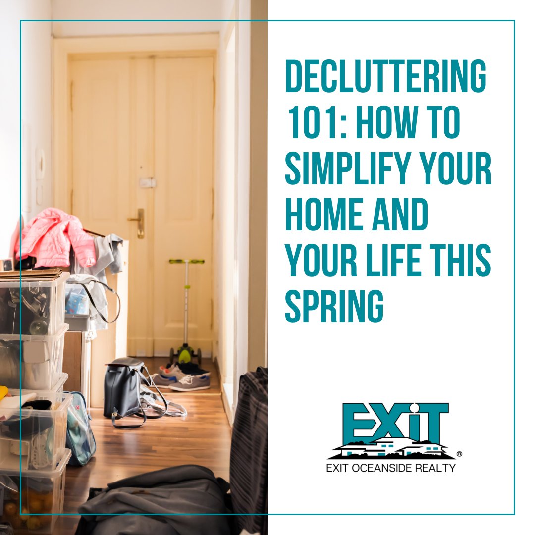 Unlock the secrets to a simplified home and a clearer mind this spring with our Decluttering 101 guide! Discover practical tips to streamline your space and elevate your lifestyle.

#loveEXIT #wellsmaine #exitrealty #Decluttering #SpringCleaning #SimplifyYourLife